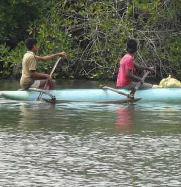 The Unique Travel Company family tour to Sri Lanka whale watching and boat riding images.